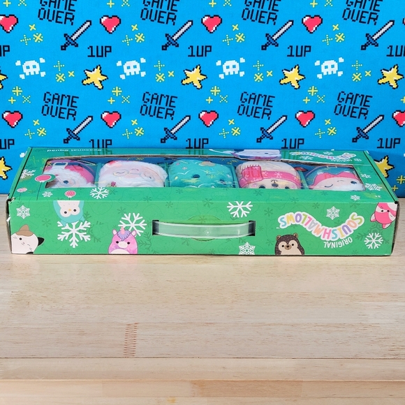 Squishmallow Seasonal Squad 5 Pack 4" UltraSoft Christmas Holiday Plush Set New - Picture 4 of 9